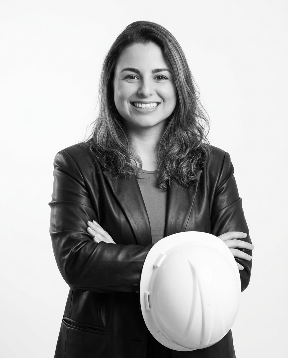 Gabrielle Jacarandá, engenheira civil
